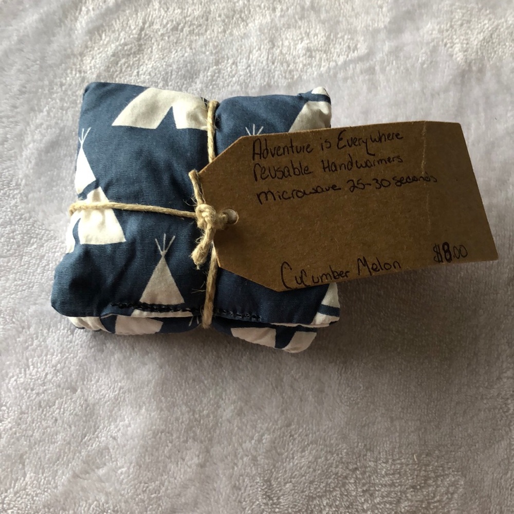 Handmade reusable hand warmers